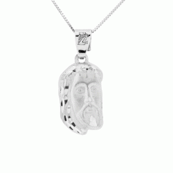 Λευκοχρυσο φυλαχτό Κ14