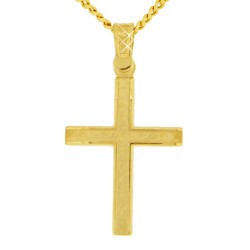 Ανδρικός χρυσός σταυρός Κ14