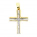 Χρυσός ανδρικός σταυρός Κ14