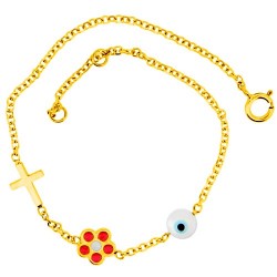 Παιδικό χρυσό βραχιόλι Κ9