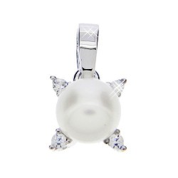 Λευκόχρυσο μενταγιόν Κ14