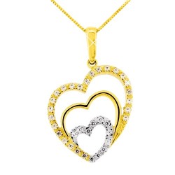 Χρυσό Μενταγιόν K14 με αλυσίδα