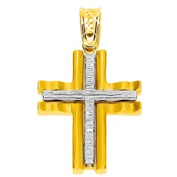 Ανδρικός χρυσός σταυρός Κ14