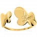 Χρυσό δαχτυλίδι πεταλούδα love Κ14