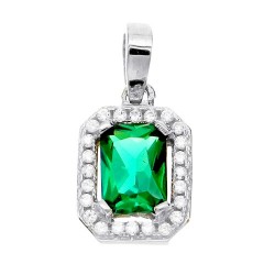 Λευκόχρυσο  μενταγιόν Κ14