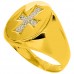 Χρυσό δαχτυλίδι σεβαλιέ Κ14