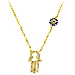 Ασημένιο κολιέ 925 επιχρυσωμένο