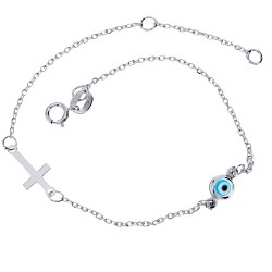 Λευκόχρυσο παιδικό βραχιόλι Κ14