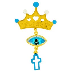 Χρυσή παραμάνα Κ9 με σμάλτο