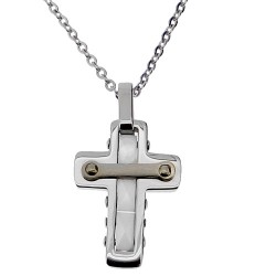 Ατσάλινος σταυρός και αλυσίδα