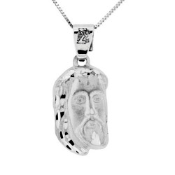 Φυλαχτό από λευκό χρυσό Κ14