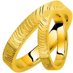 Βέρες από κίτρινο χρυσό 14 καρατίων