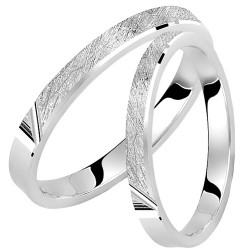 Σετ βέρες από λευκό χρυσό Κ9