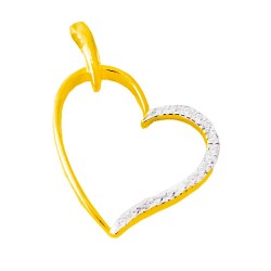 Χρυσό μενταγιόν Κ14 με ζιργκόν