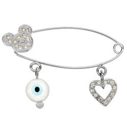 Λευκόχρυση παραμάνα Κ9 με ζιργκόν