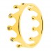 Χρυσό δαχτυλίδι κορώνα Κ14