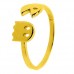 Pacman χρυσό δαχτυλίδι Κ14